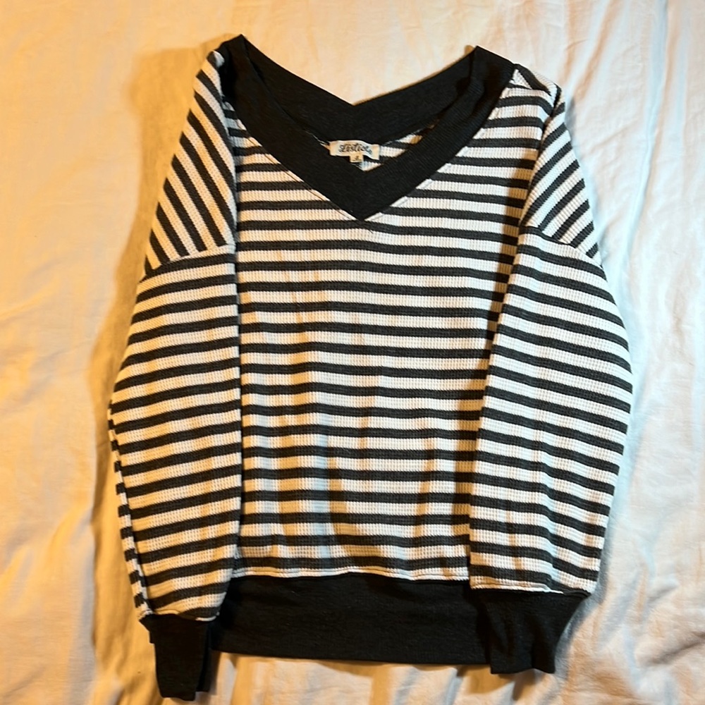Listicle off the shoulder sweater